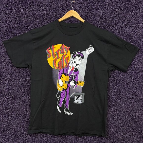 Stray Cats Runaway Boys Album Rockabilly Band T-Shirts XL - Picture 1 of 4